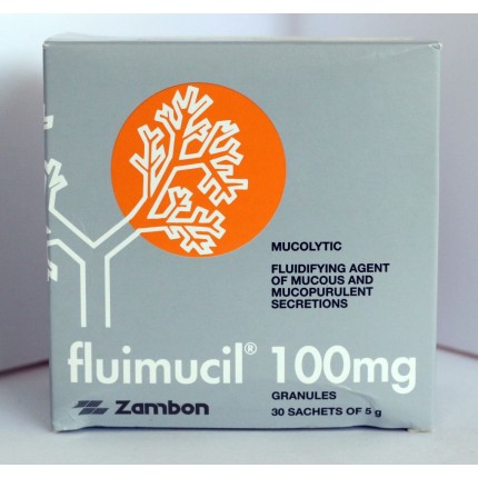 Fluimucil橙樹化痰素 100mg